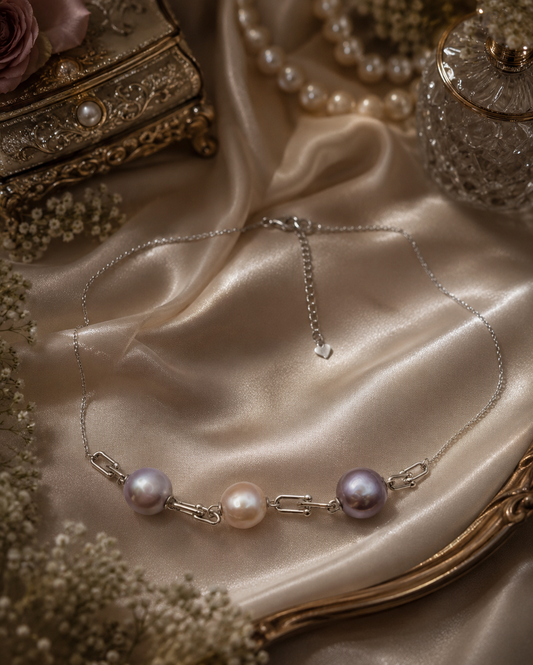 Candy Link Edison Pearl Necklace