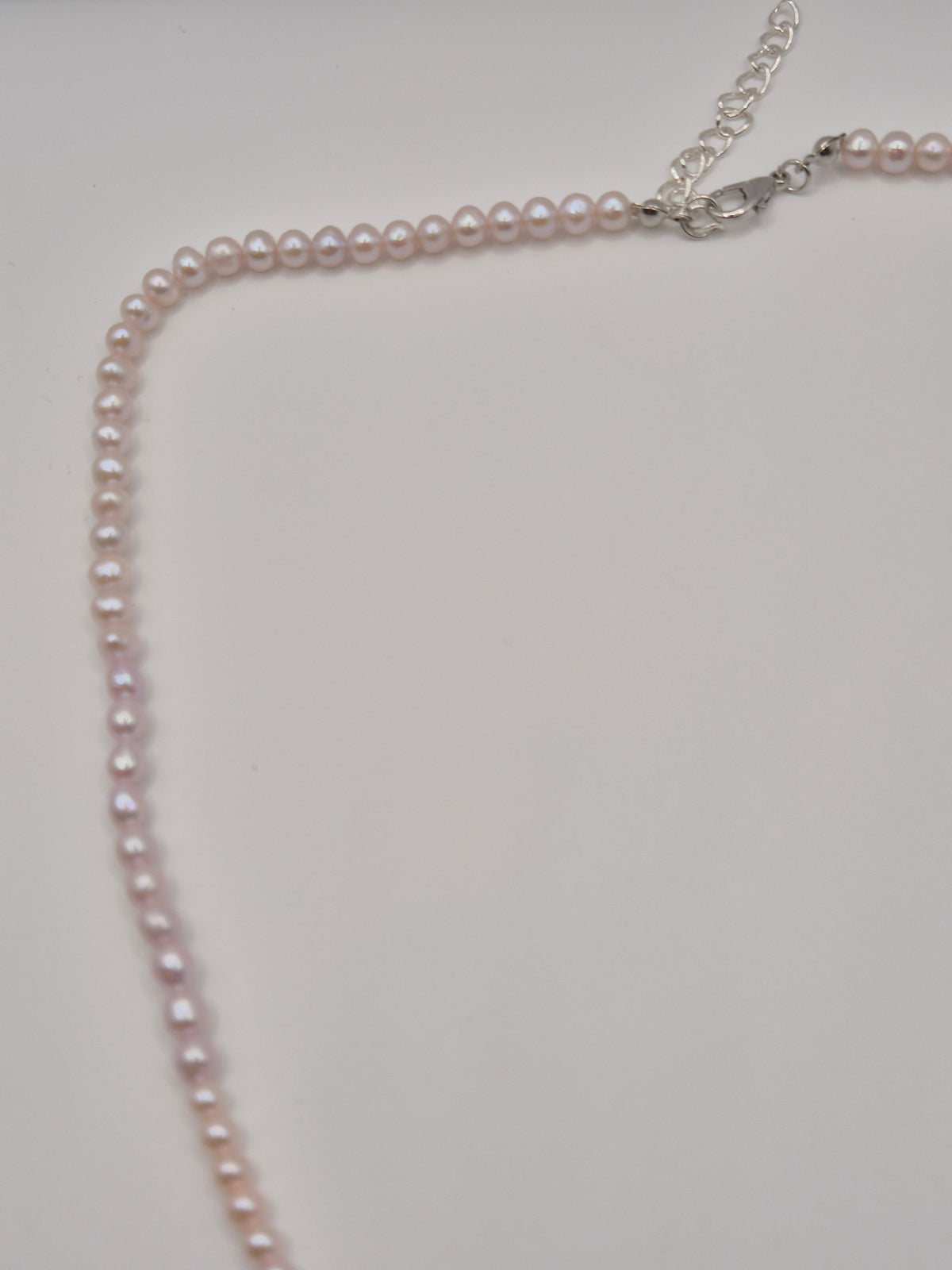 Romantic Rose Pink Blush Pearl Necklace