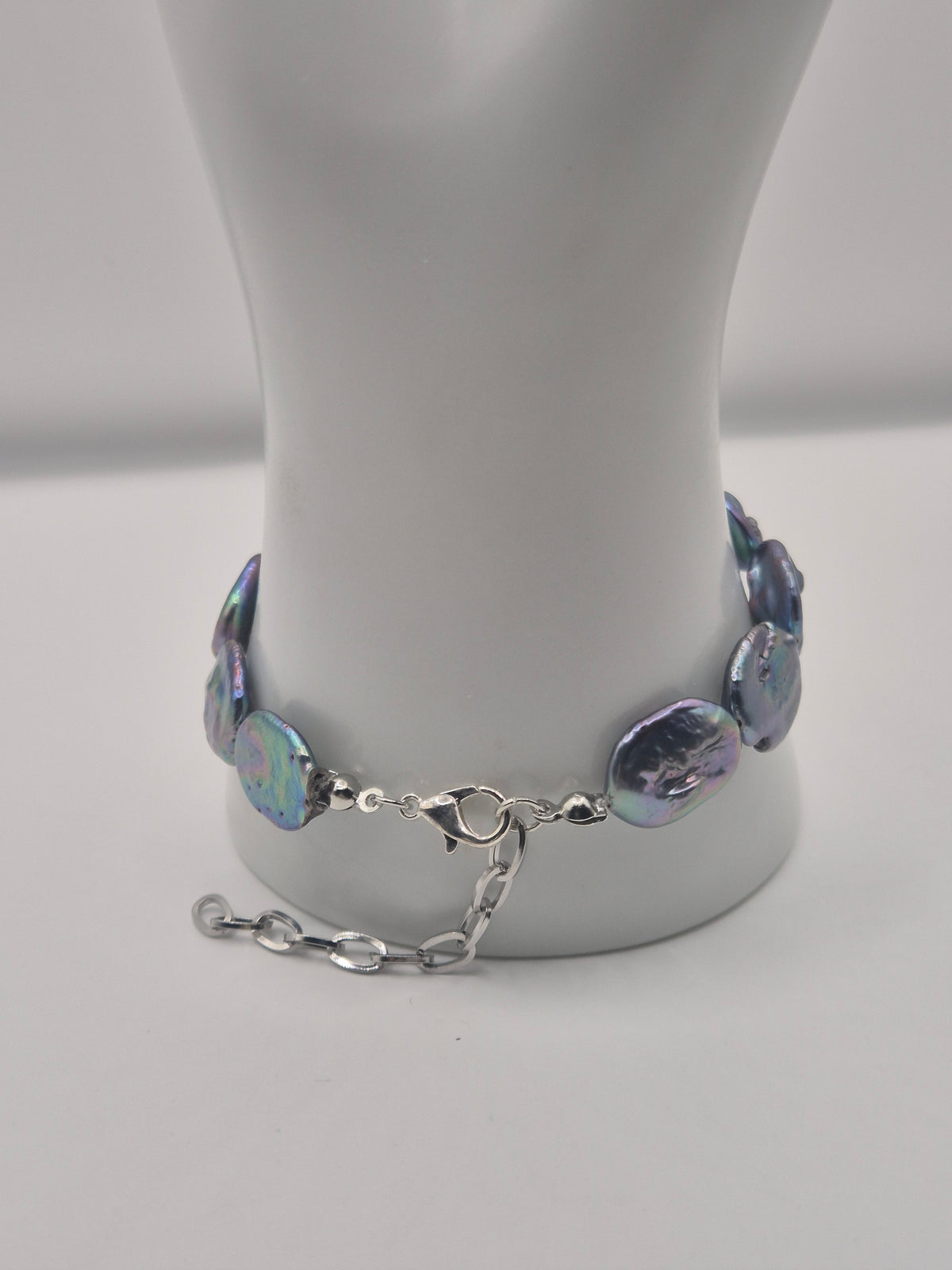 Mystic Oil Slick Pearl Bracelet