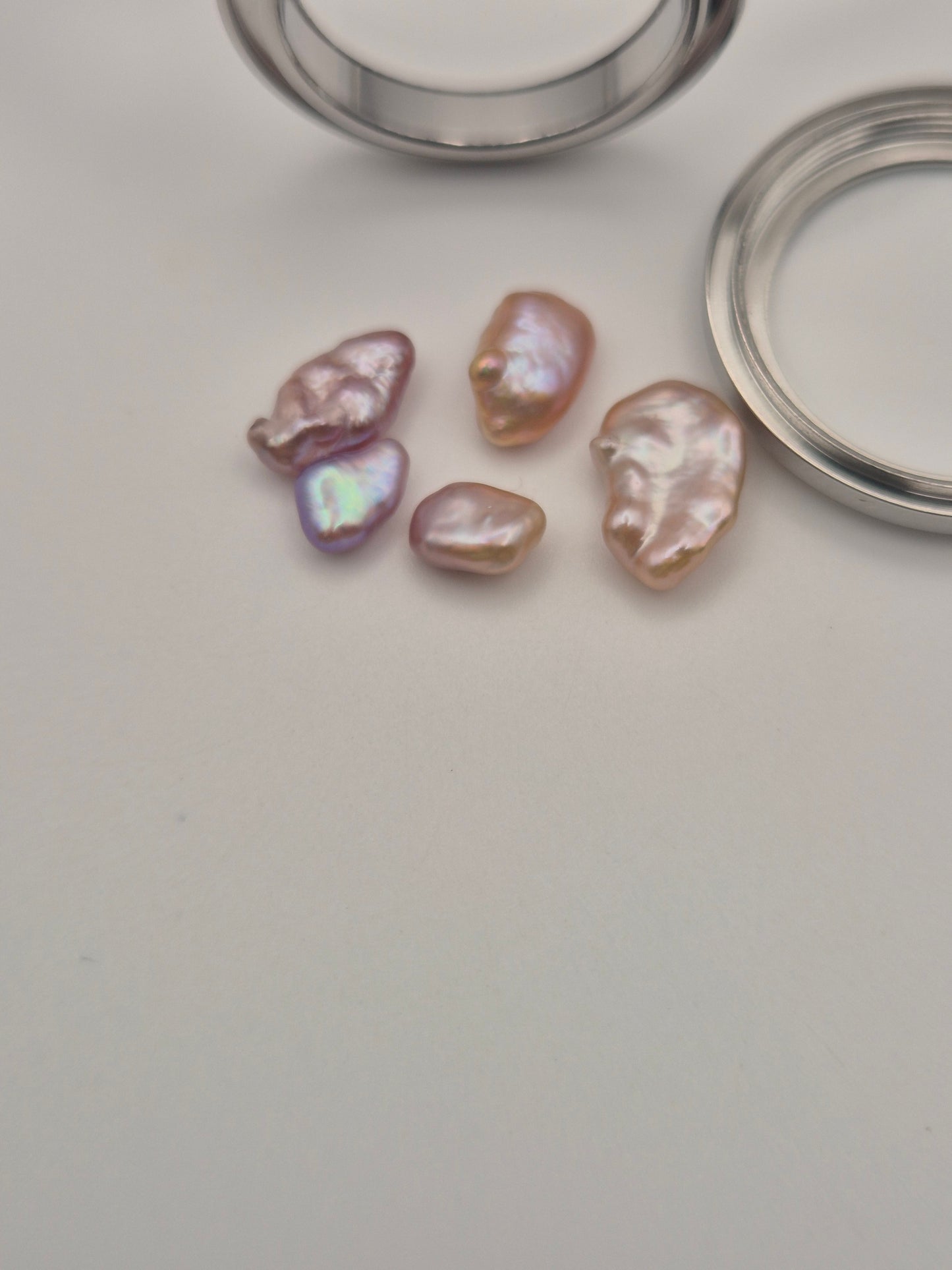 Bangle Locket with Keshi Pearls