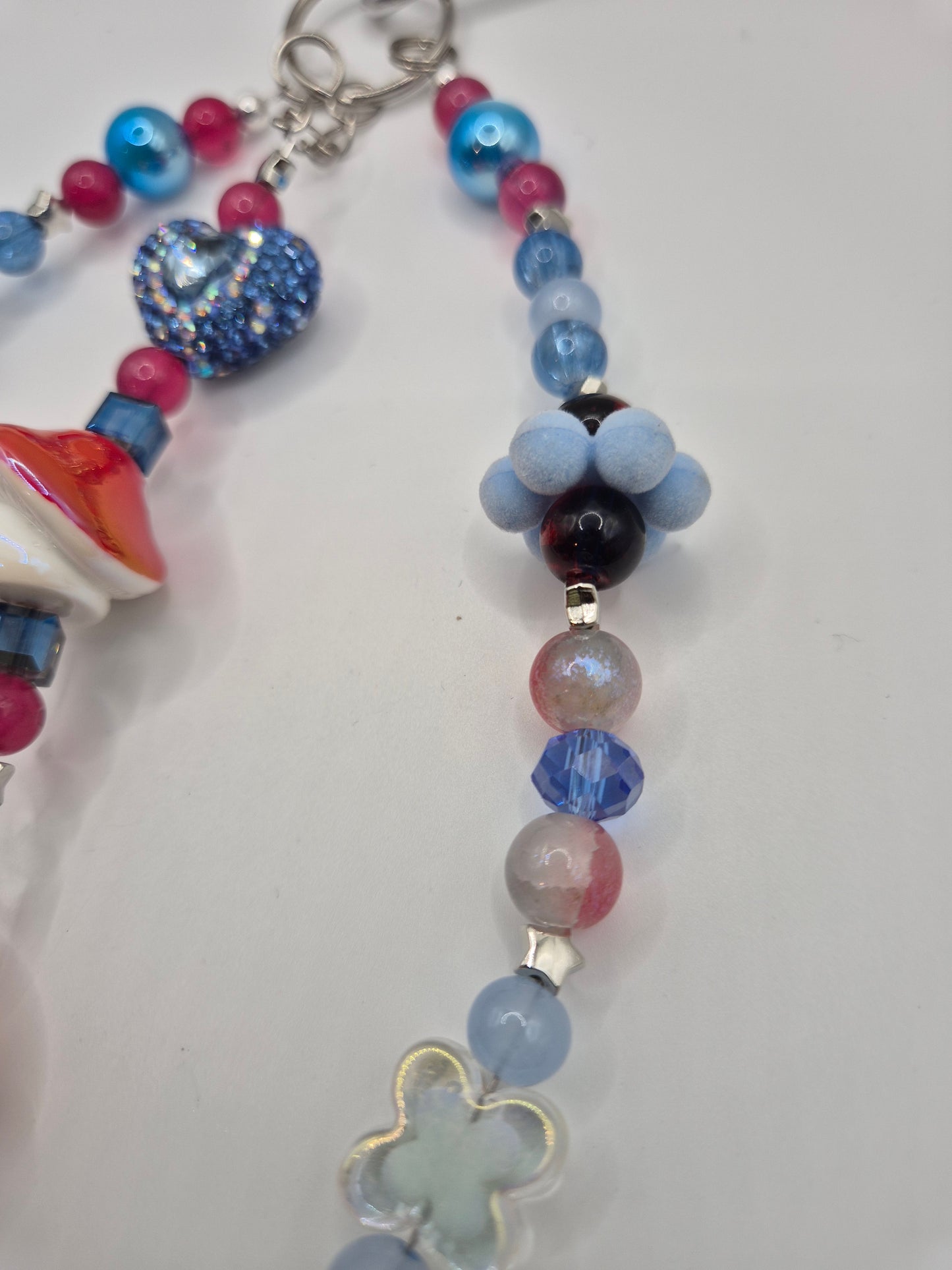 Super Mario Bag Charm with Pearls
