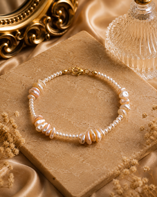 Multiple Keshi Pearl Bracelet