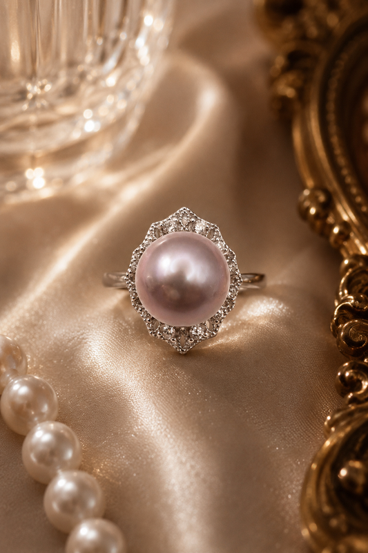 The Vintage Victoria Edison Pearl Ring
