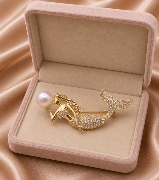 Pearl Of The Tides Brooch