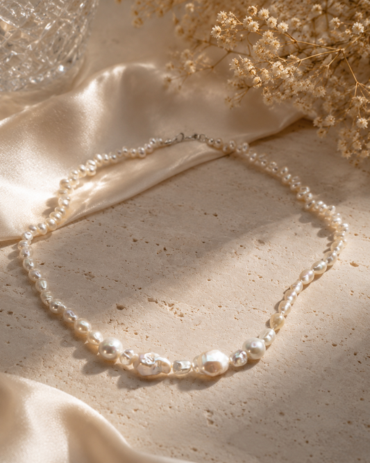 The Classical Full String Pearl Necklace