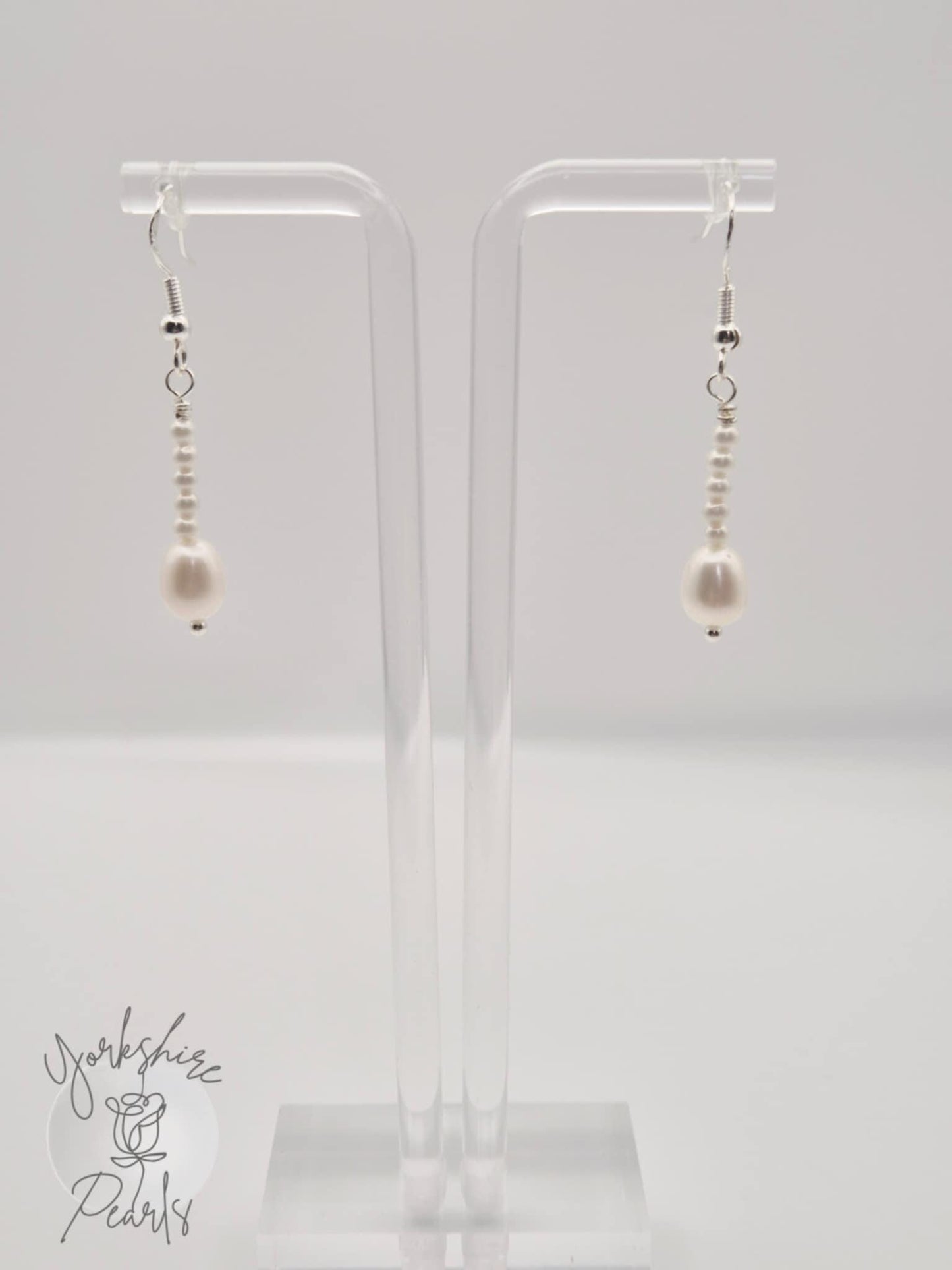 Multiple Pearl Drop Earrings
