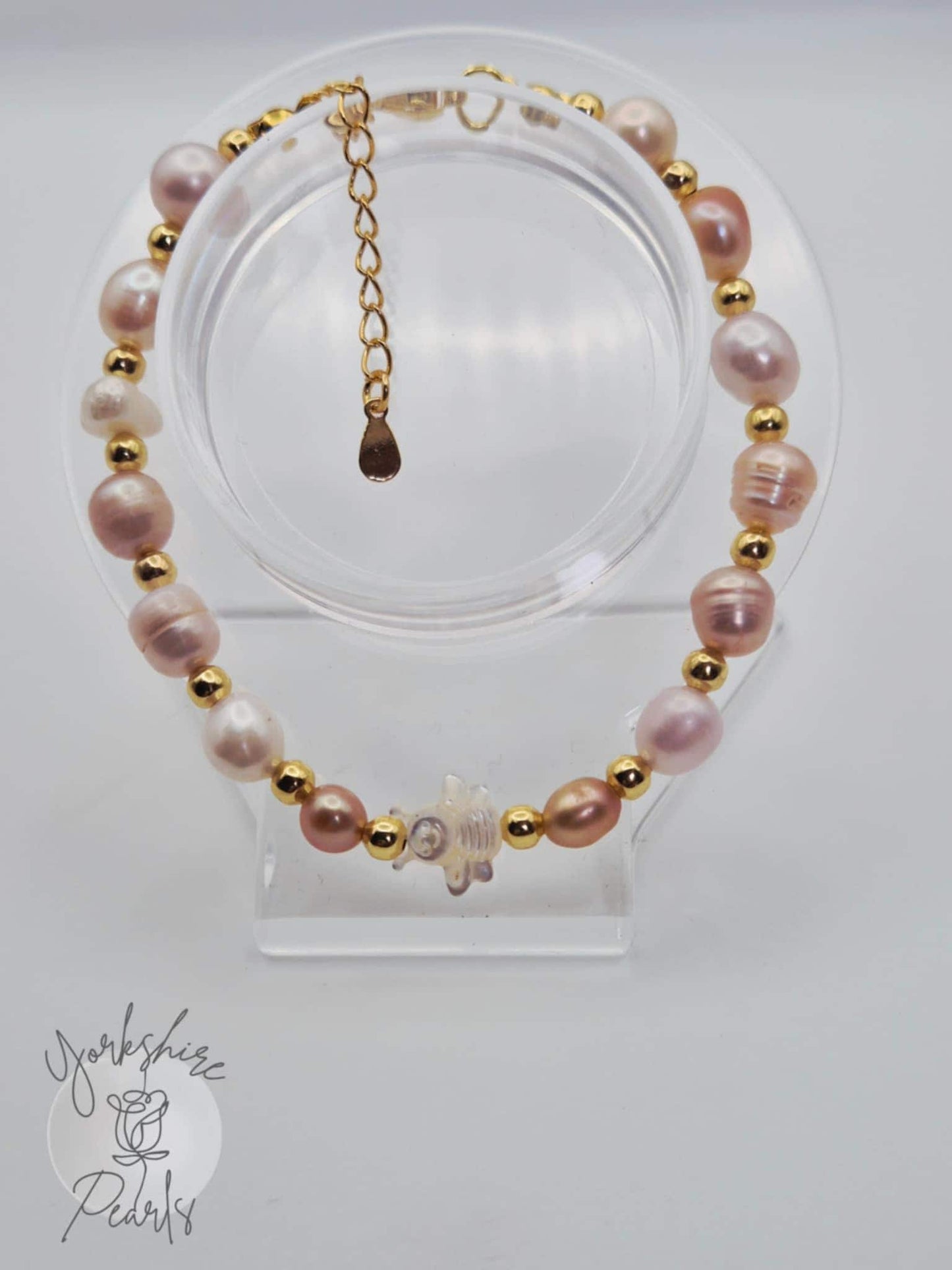 Pearl & Mother of Pearl Charm Bracelet