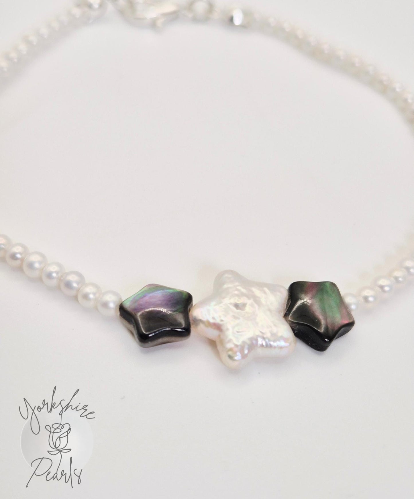 Mini Pearl Bracelet With Star Shaped Pearl