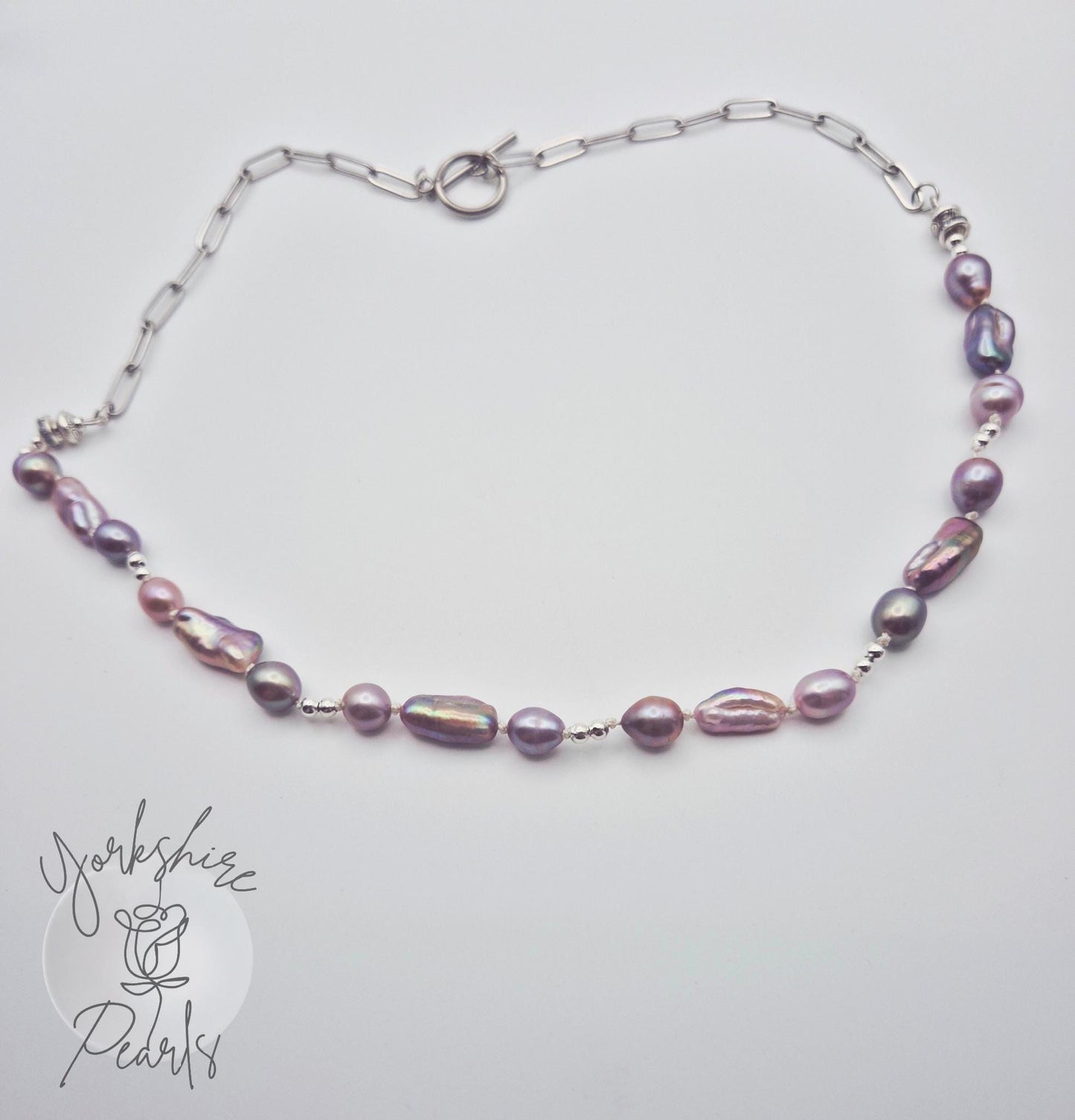 Lilac Whisper Pearl Necklace