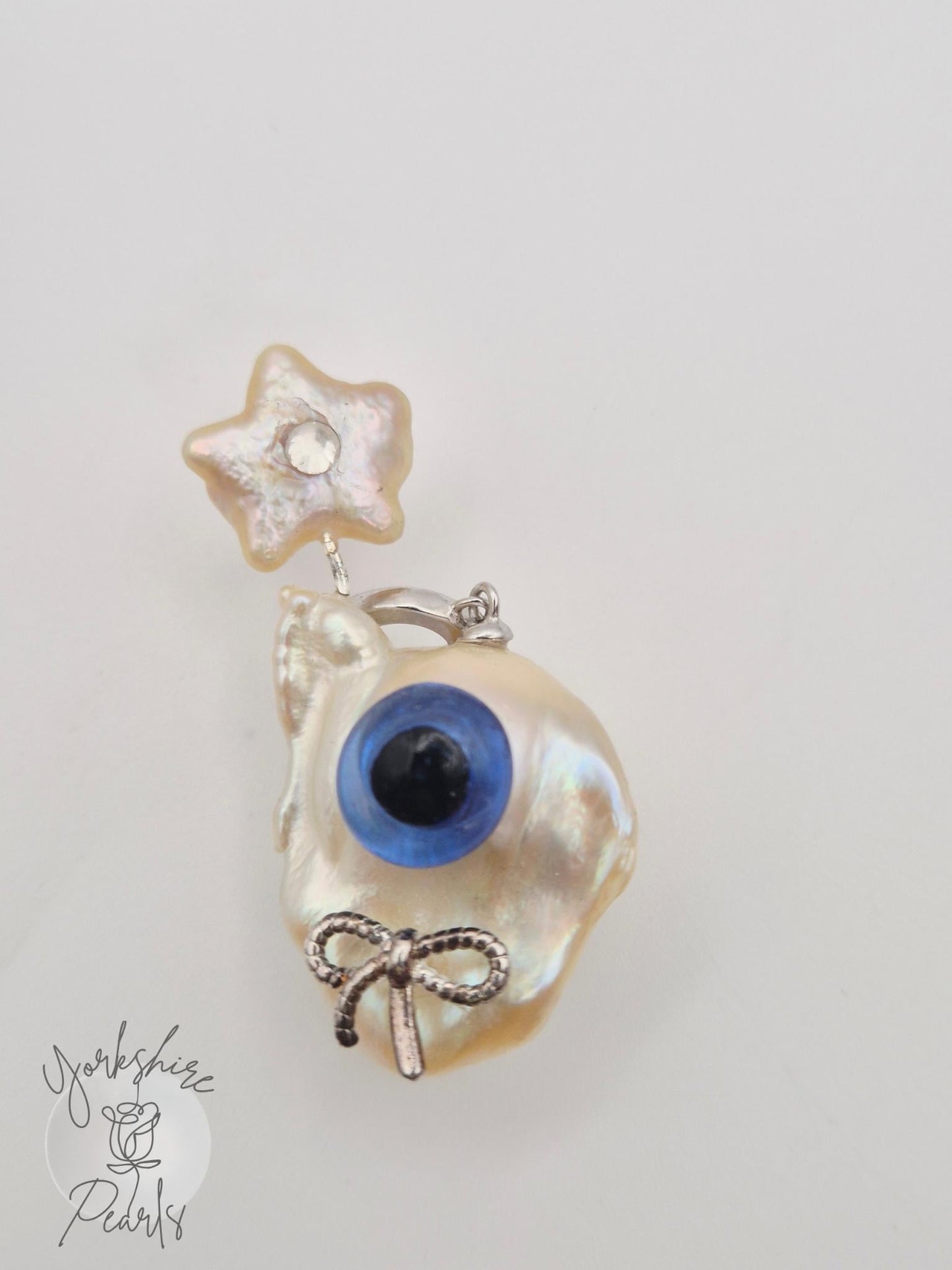 Pearl Wizard Pendant With Star Pearl Wand