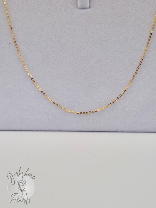 S925 Gold 18 inch Chain