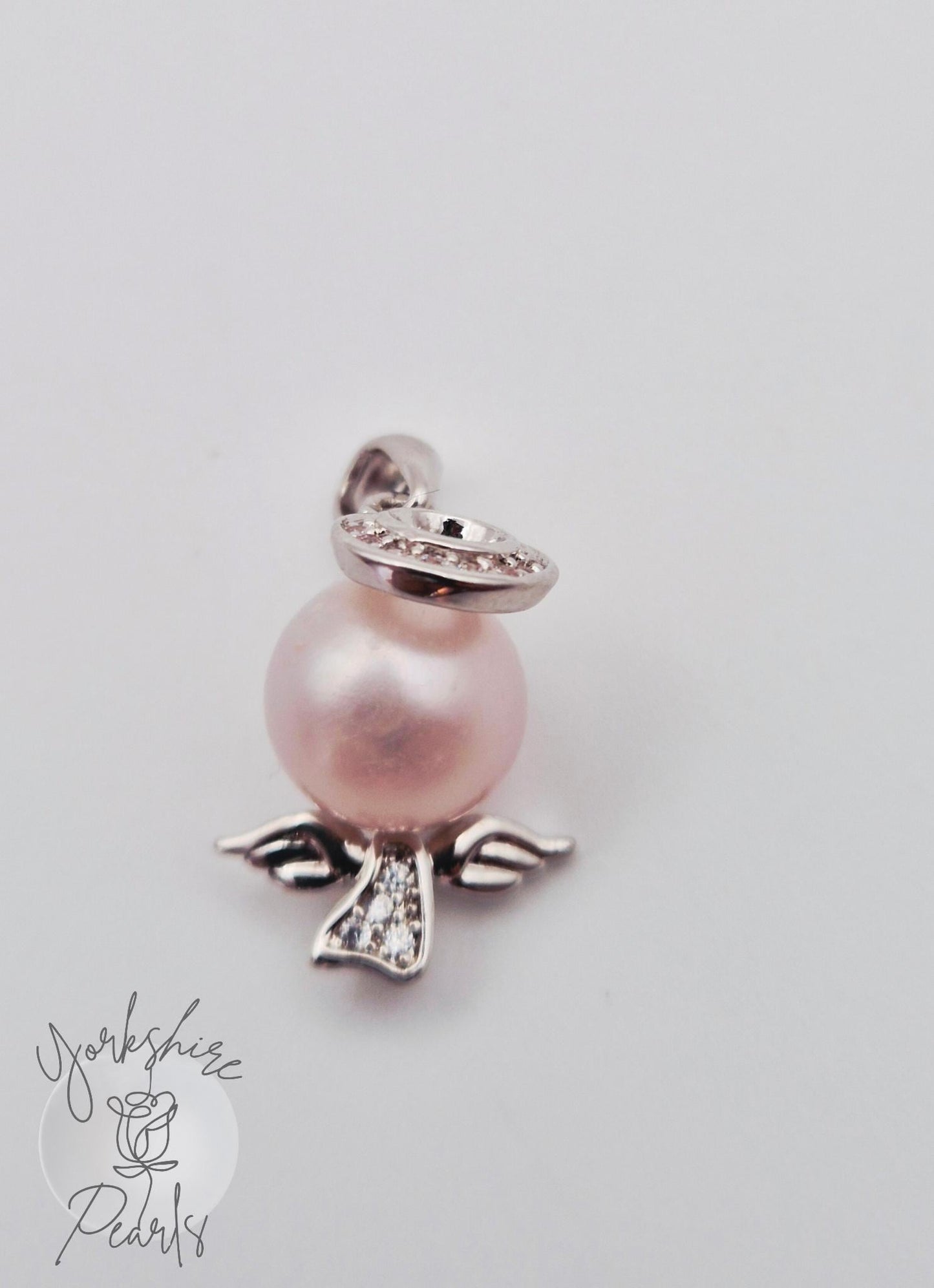 S925 Petite Angel Pearl Pendant