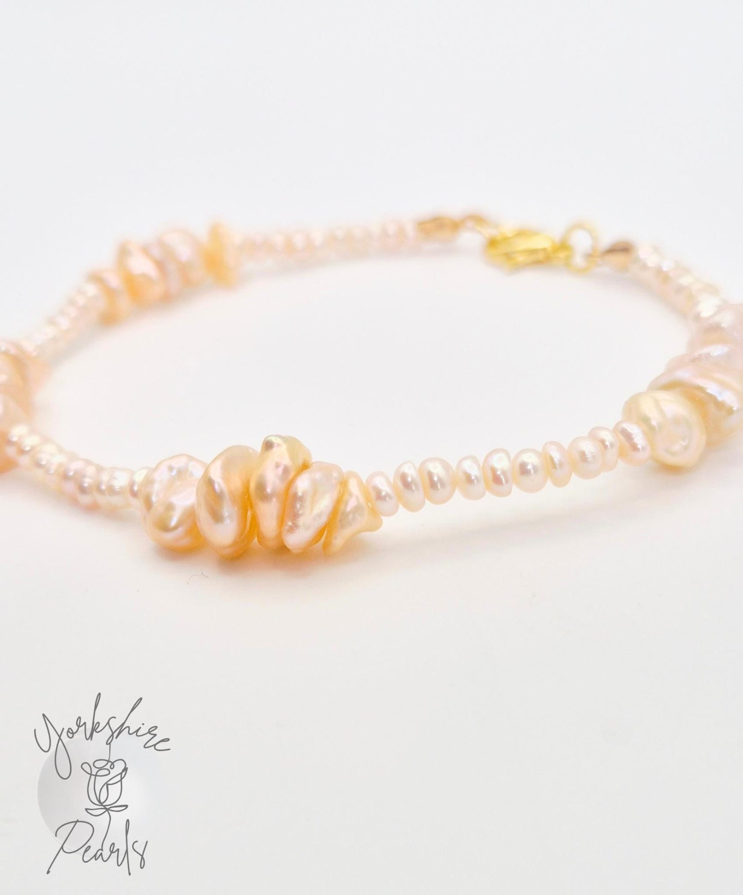 Multiple Keshi Pearl Bracelet