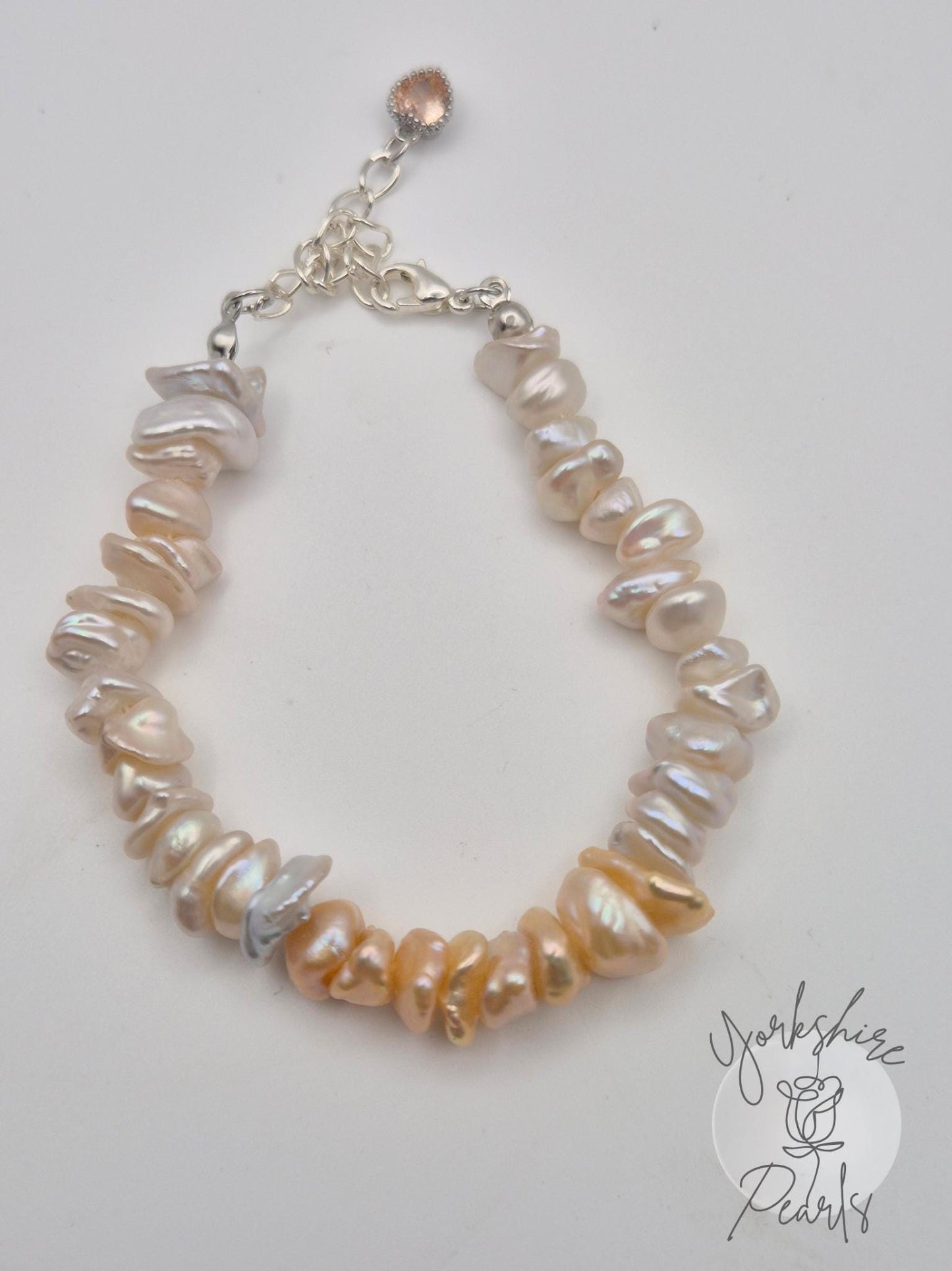 Full String Keshi Pearl Bracelet