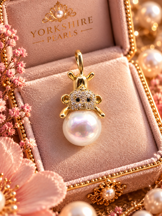 Golden Monkey Edison Pearl Pendant