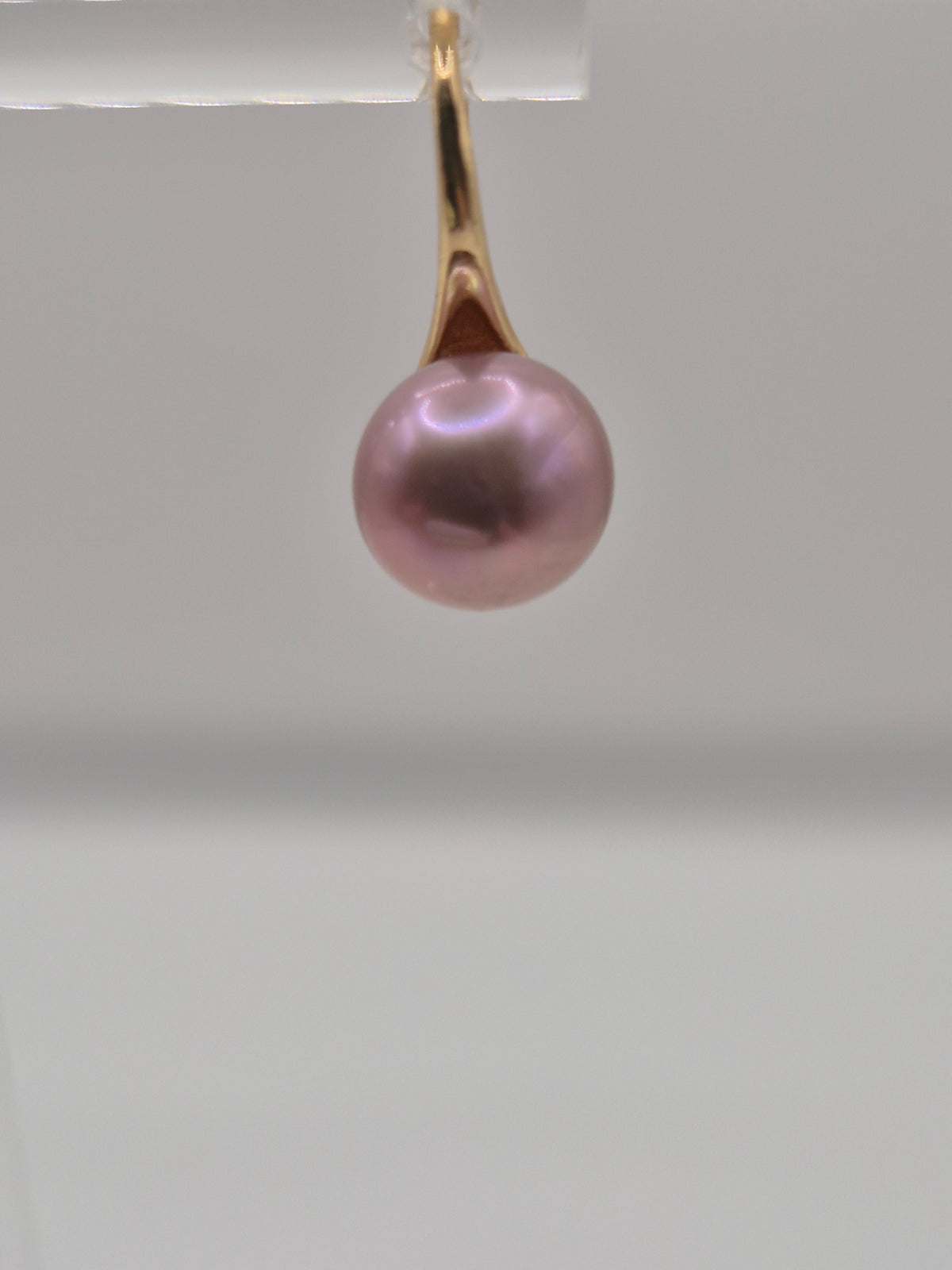 Golden Hook Pearl Earrings