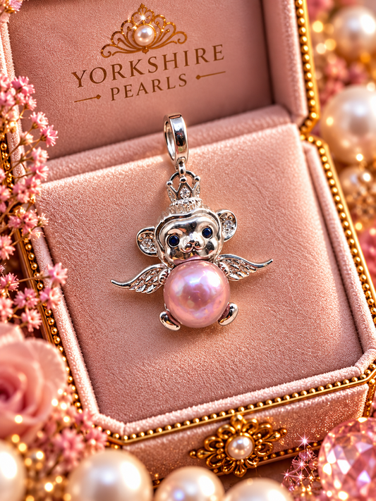 Flying Monkey Edison Pearl Pendant