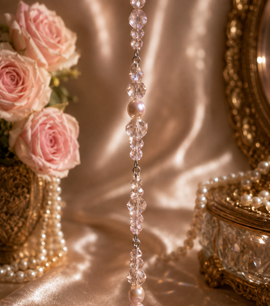 Pink Blush Single Strand Suncatcher