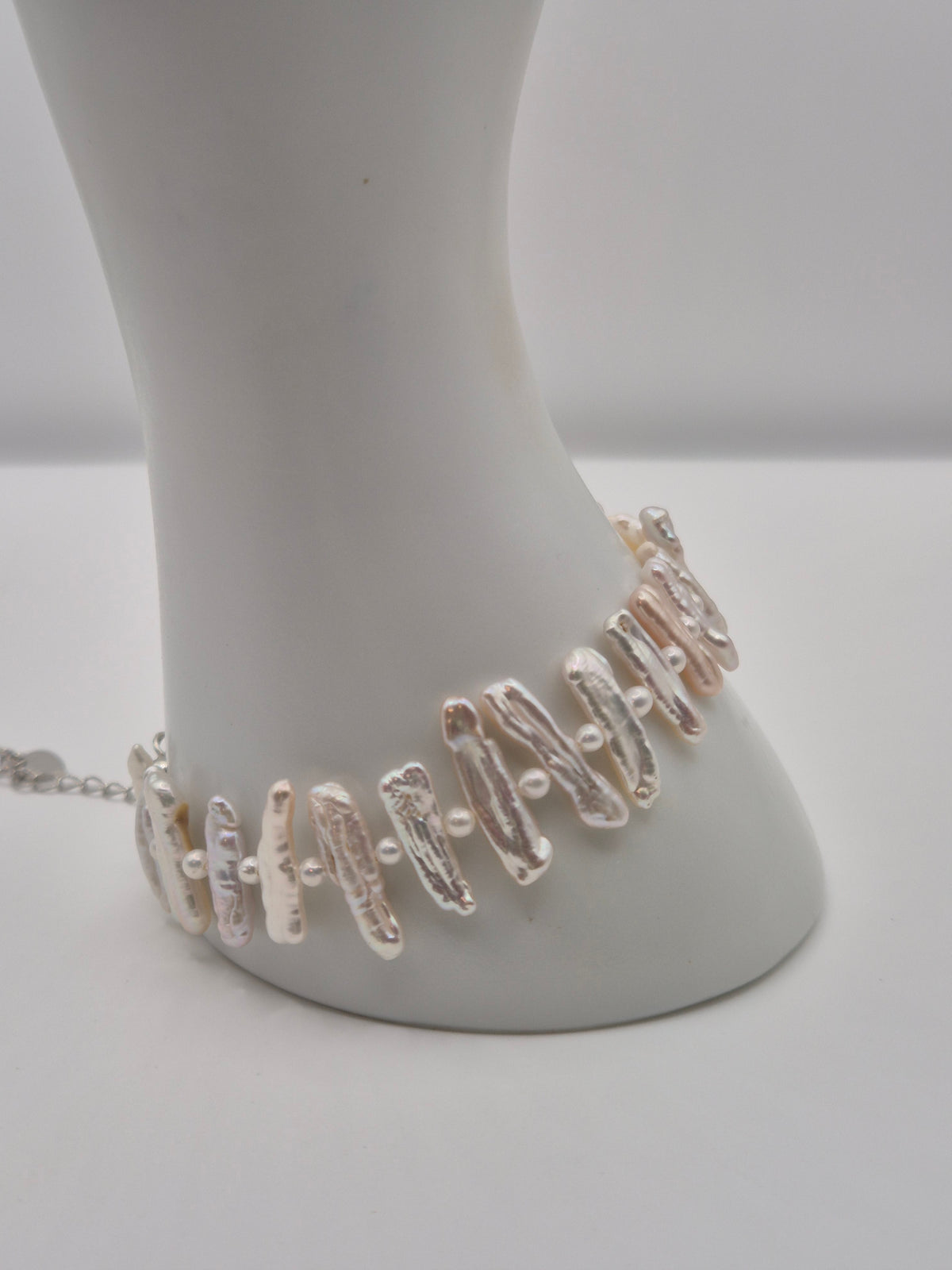 Moonlit Icicle Stick Pearl Bracelet