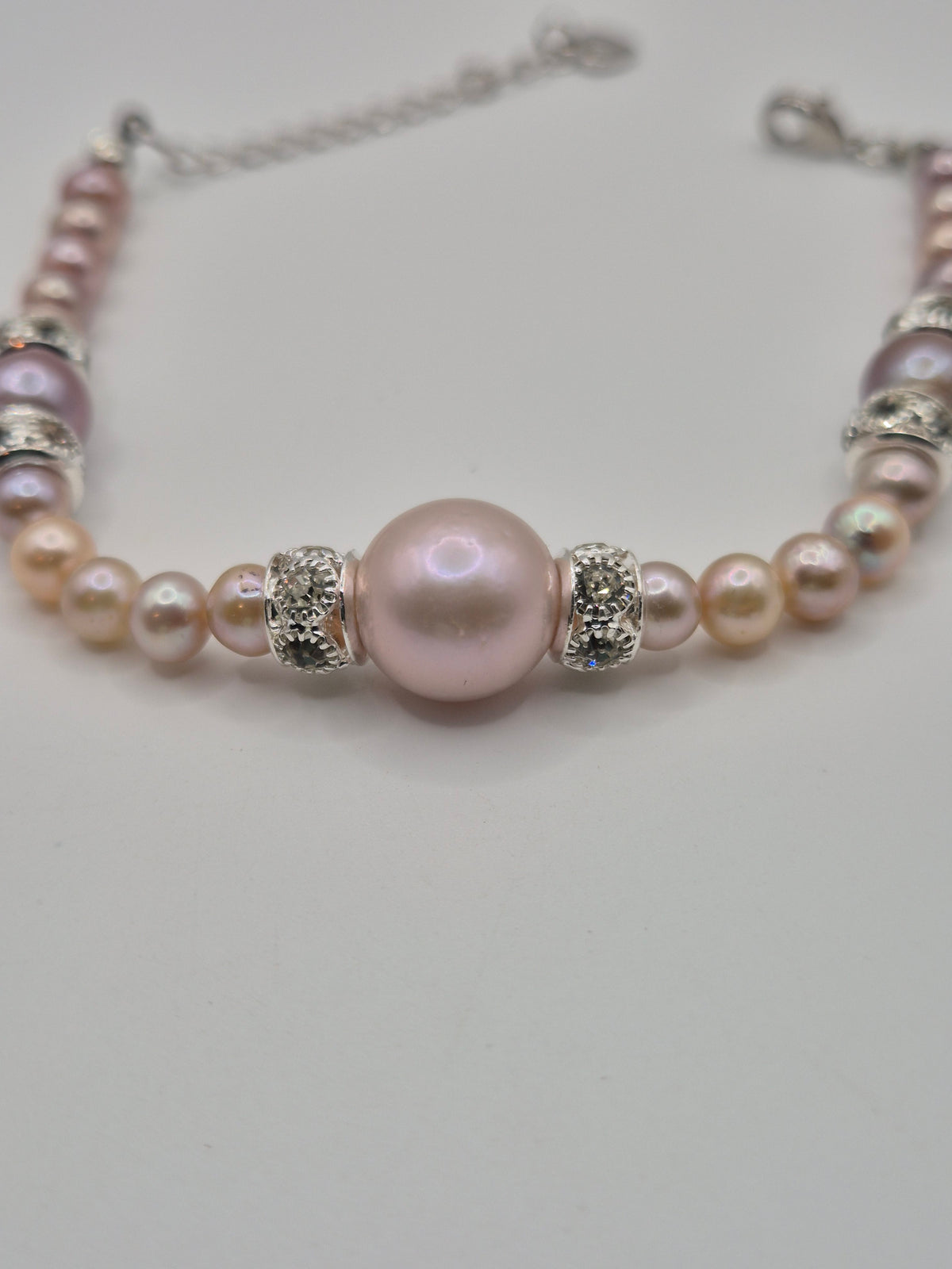 Pink Champagne Pearl Bracelet
