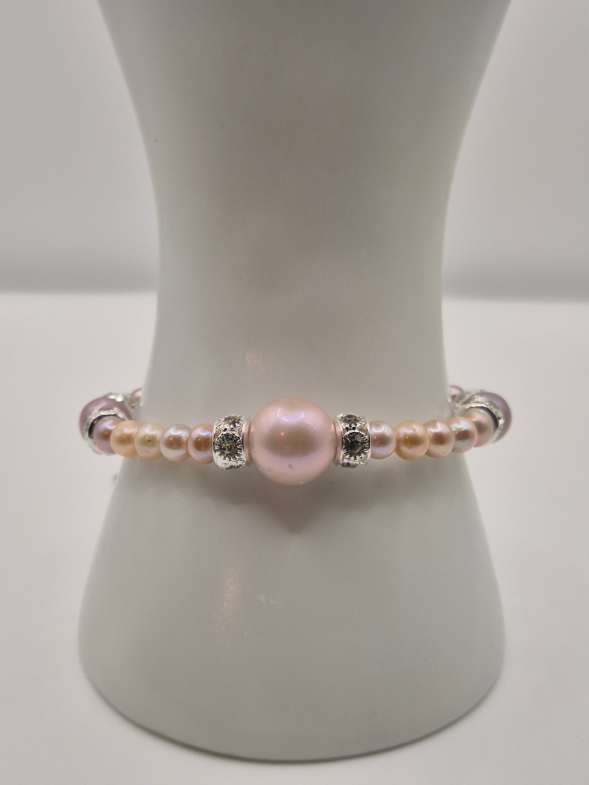 Pink Champagne Pearl Bracelet