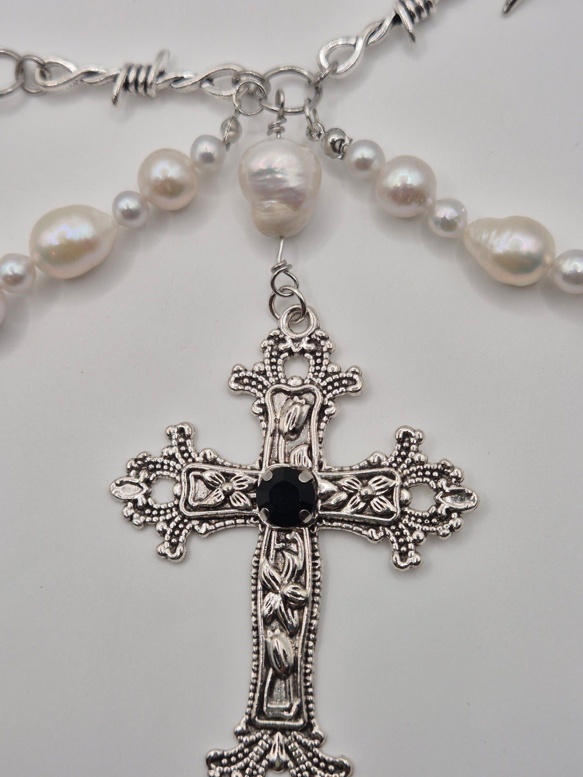 Sinners Prayer Pearl Necklace