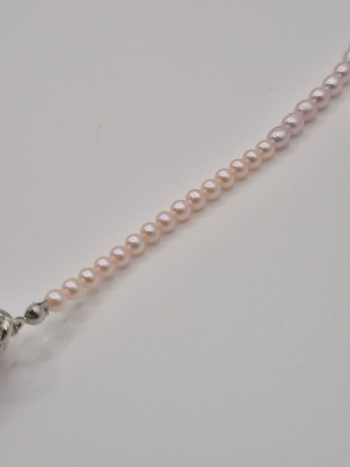 Romantic Rose Pink Blush Pearl Necklace