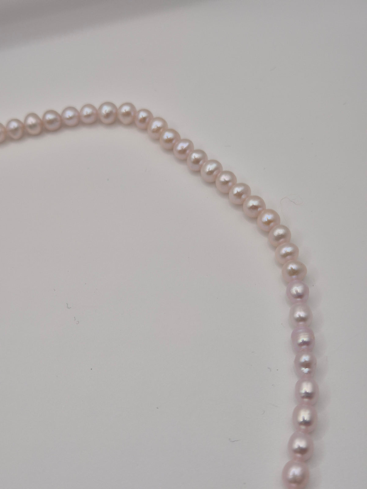 Romantic Rose Pink Blush Pearl Necklace