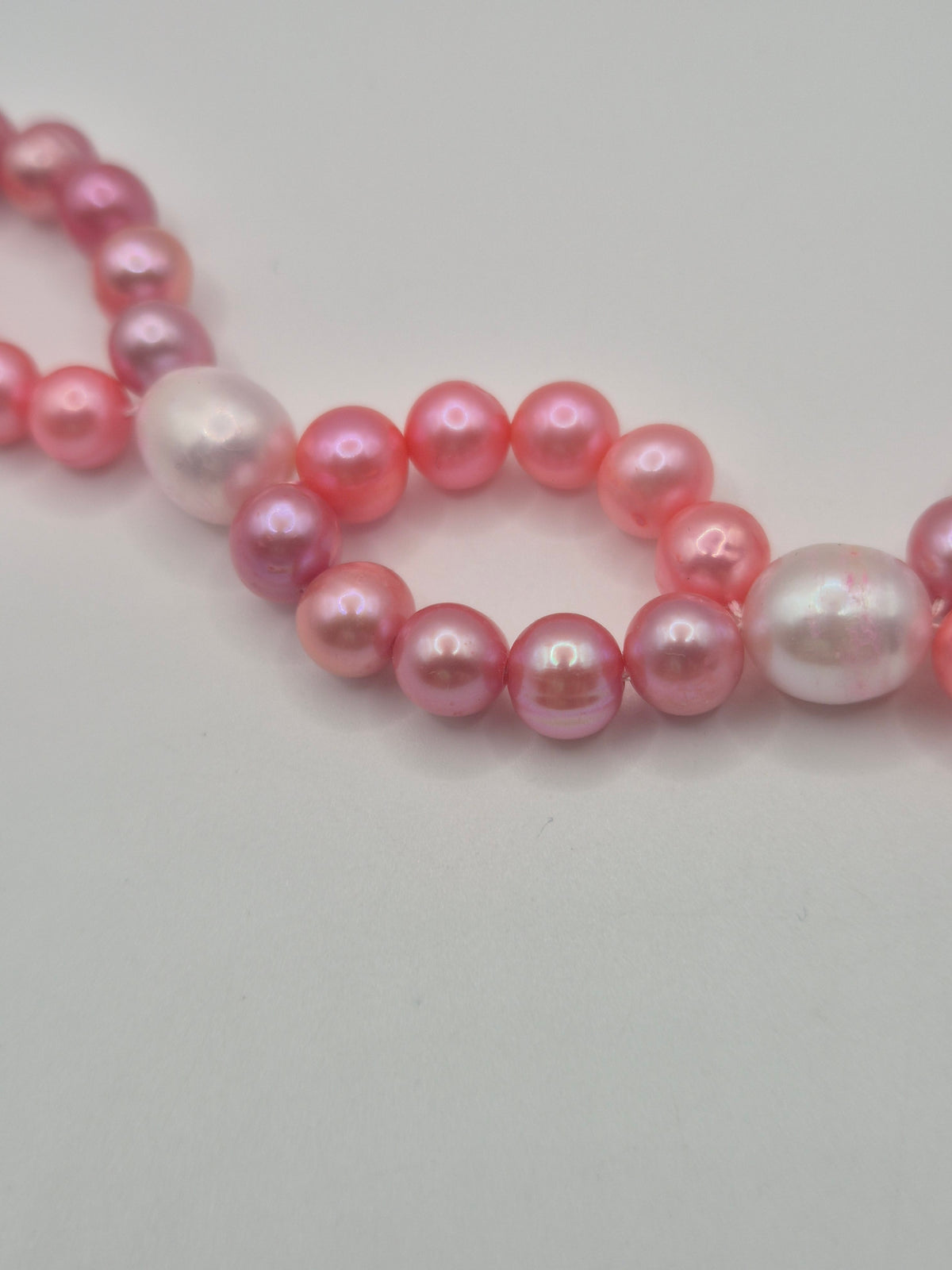 Pink Ribbon Pearl Bracelet