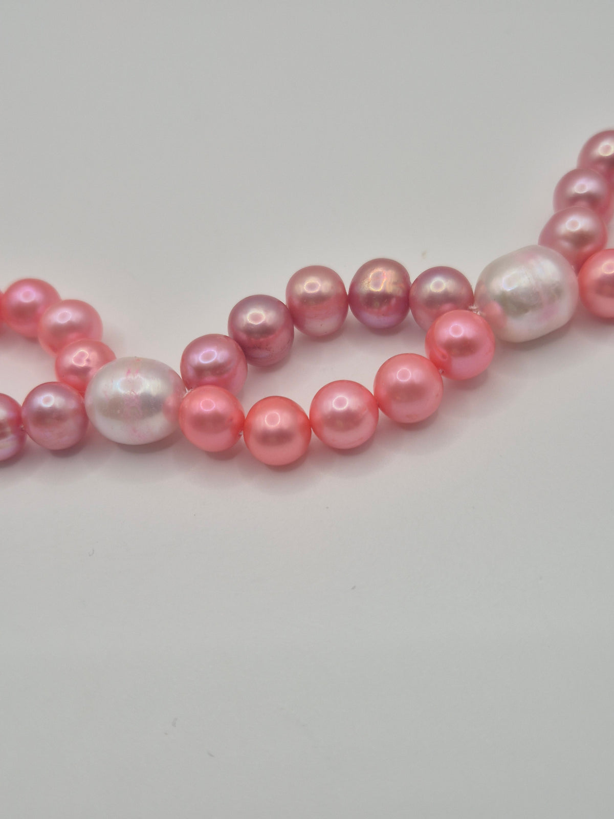 Pink Ribbon Pearl Bracelet