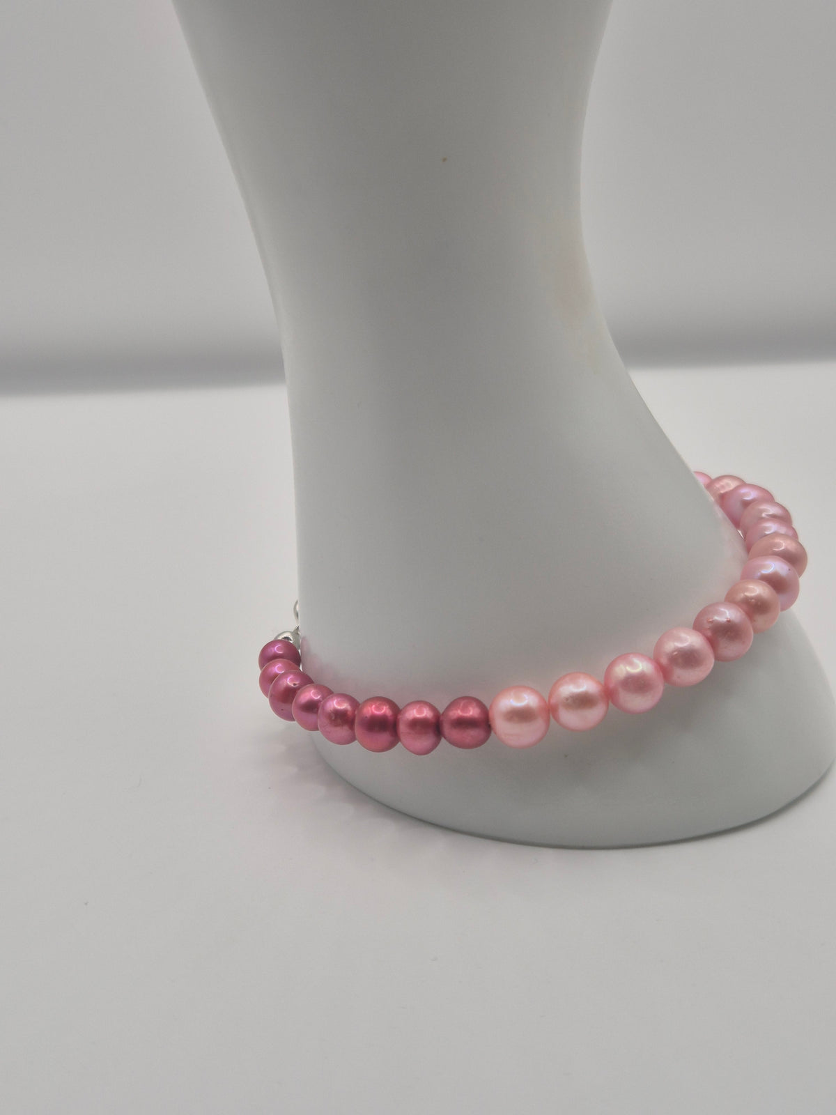 Pink Pearl Rainbow Bracelet