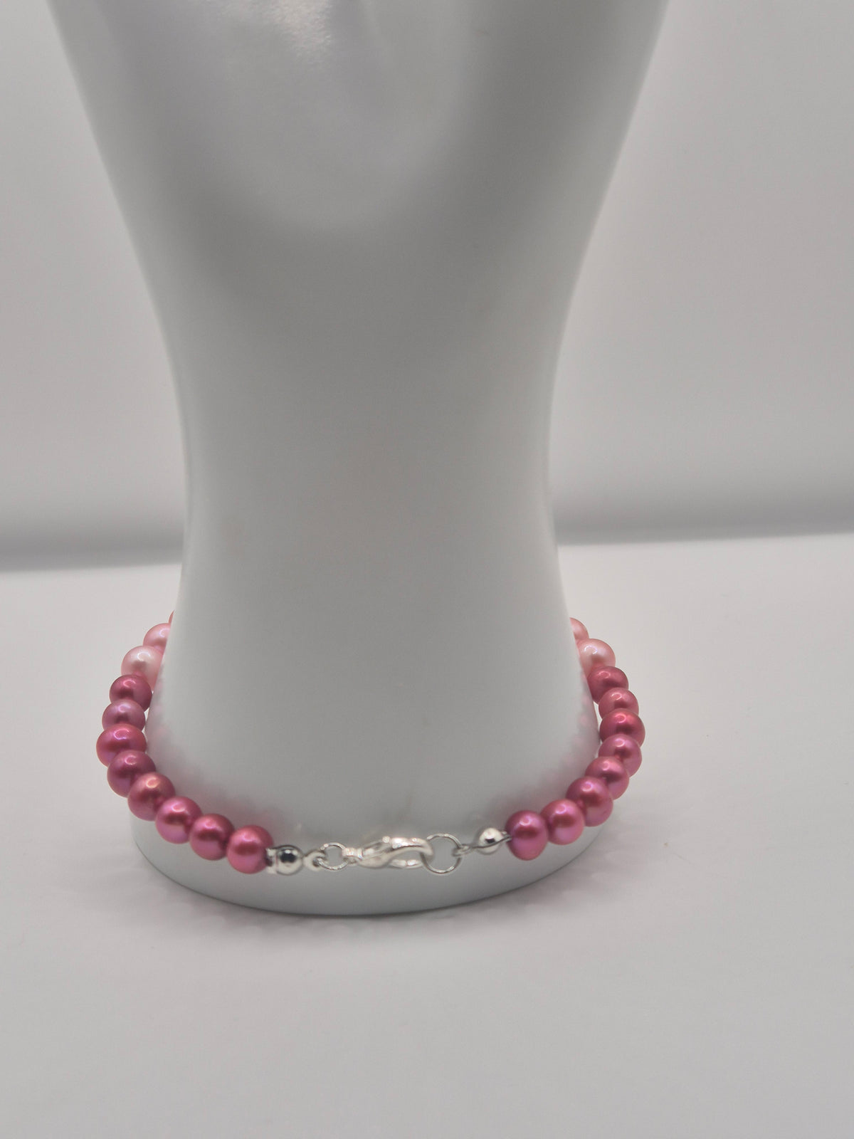 Pink Pearl Rainbow Bracelet