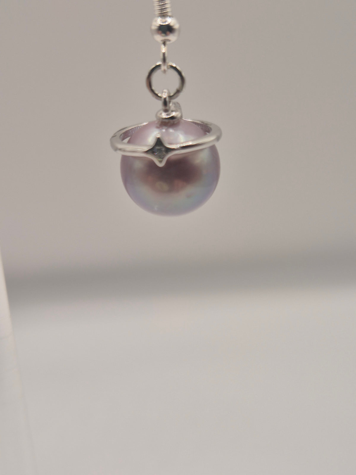 Sparkle Halo Edison Pearl Earrings
