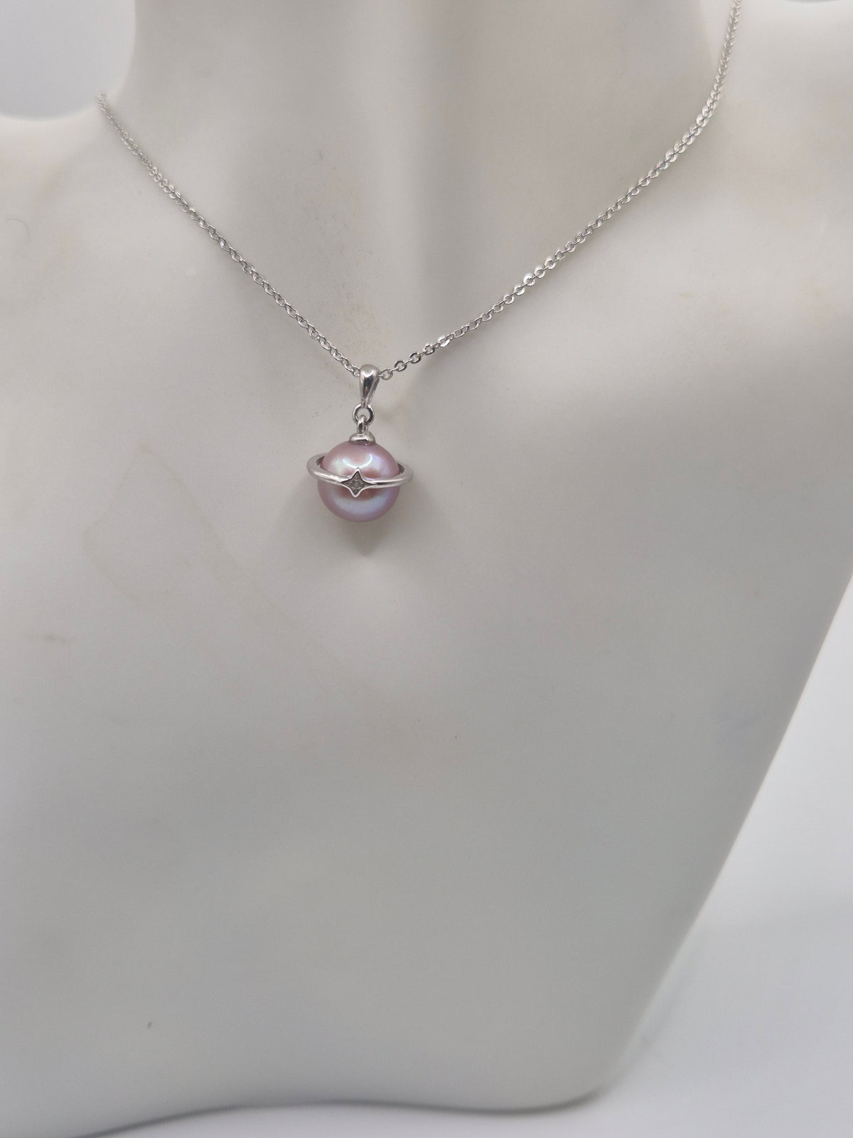 Twinkling Halo Edison Pearl Pendant