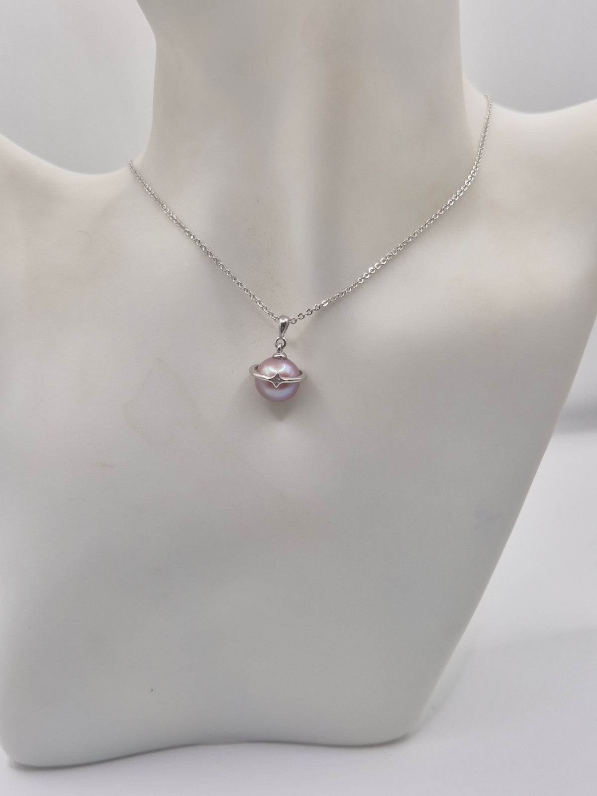Twinkling Halo Edison Pearl Pendant