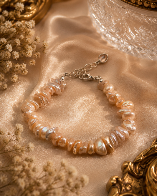 Full String Keshi Pearl Bracelet