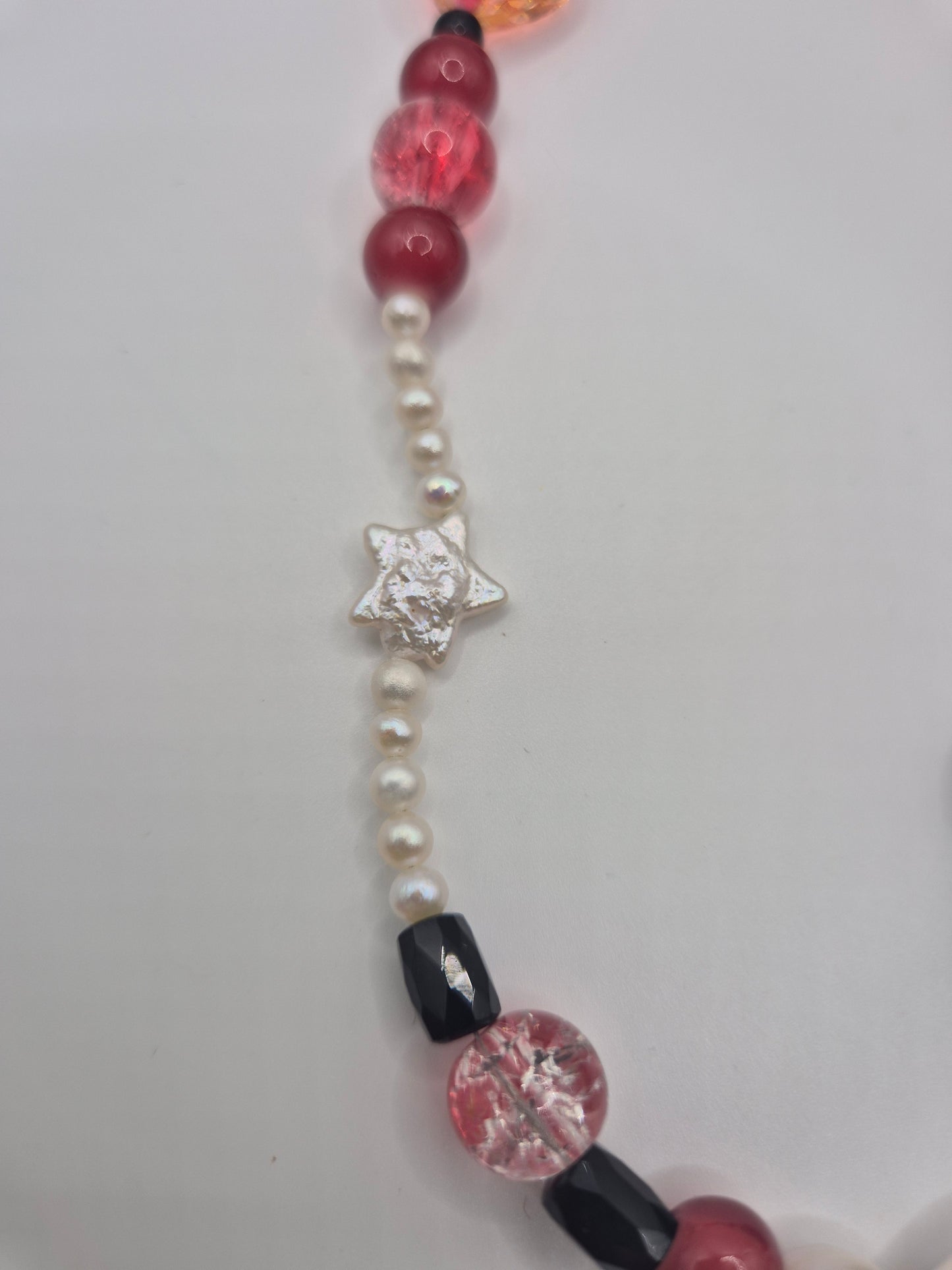 Mickey & Mini Multiple Pearl Bag Charm
