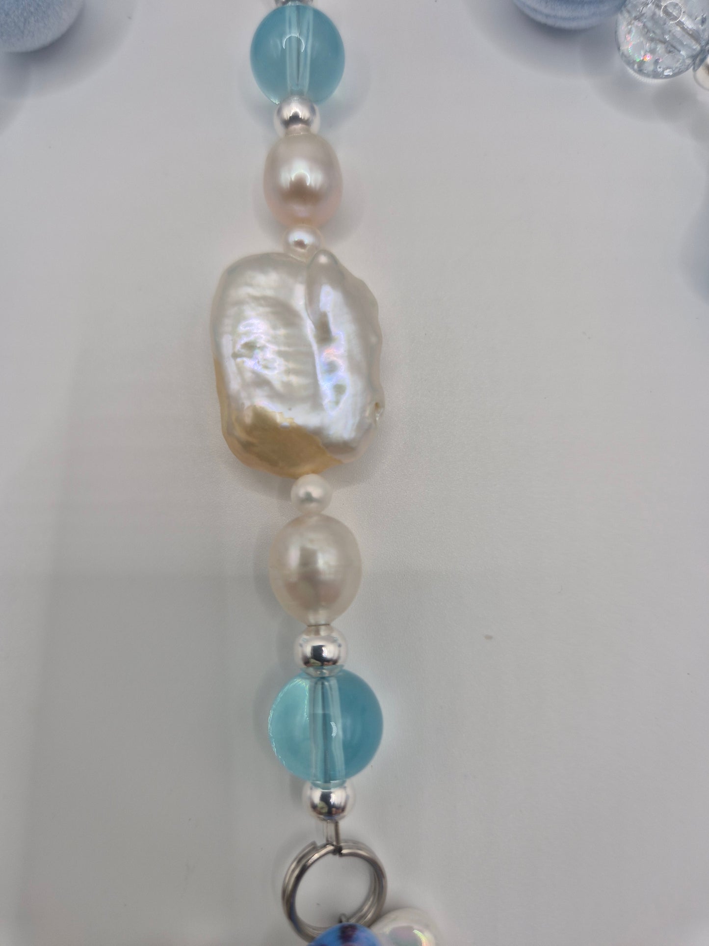 Hello Kitty Multiple Pearl Bag Charm