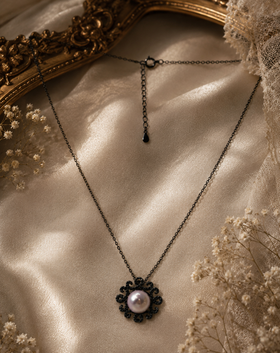 The Vintage Bertha-Rose Edison Pearl Necklace