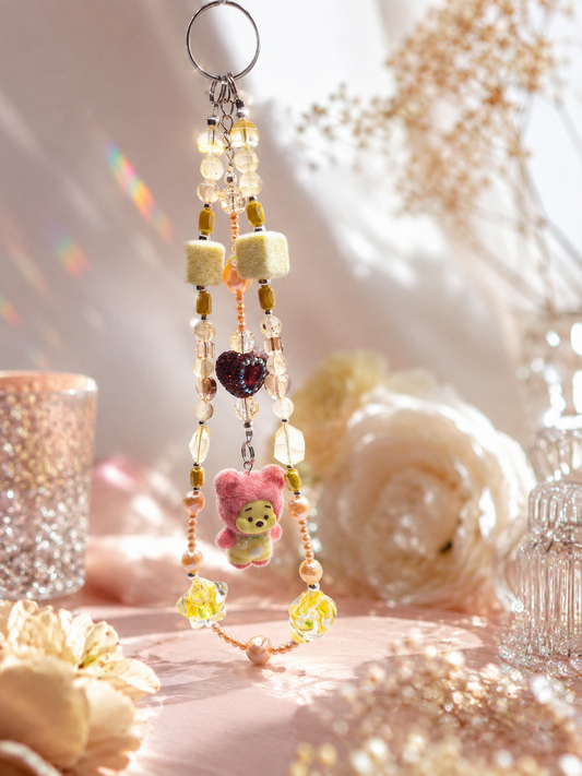 Winnie the Pooh Multiple Pearl Bag Charm