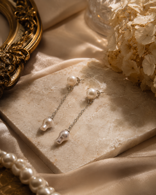 Icicle Pearl Drop Multi Wear Studs