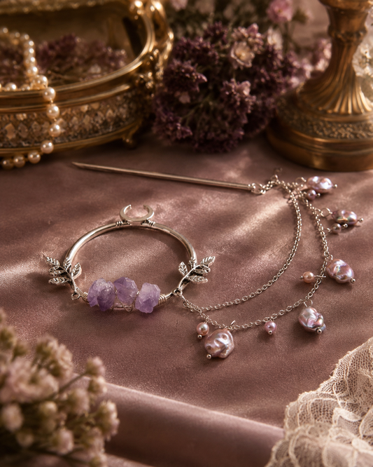 The Crystal Pearl Hair Pin