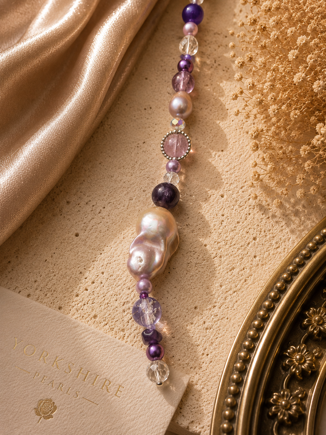 Purple Passion Multi Bead and Pearl Pick N Mix Suncatcher