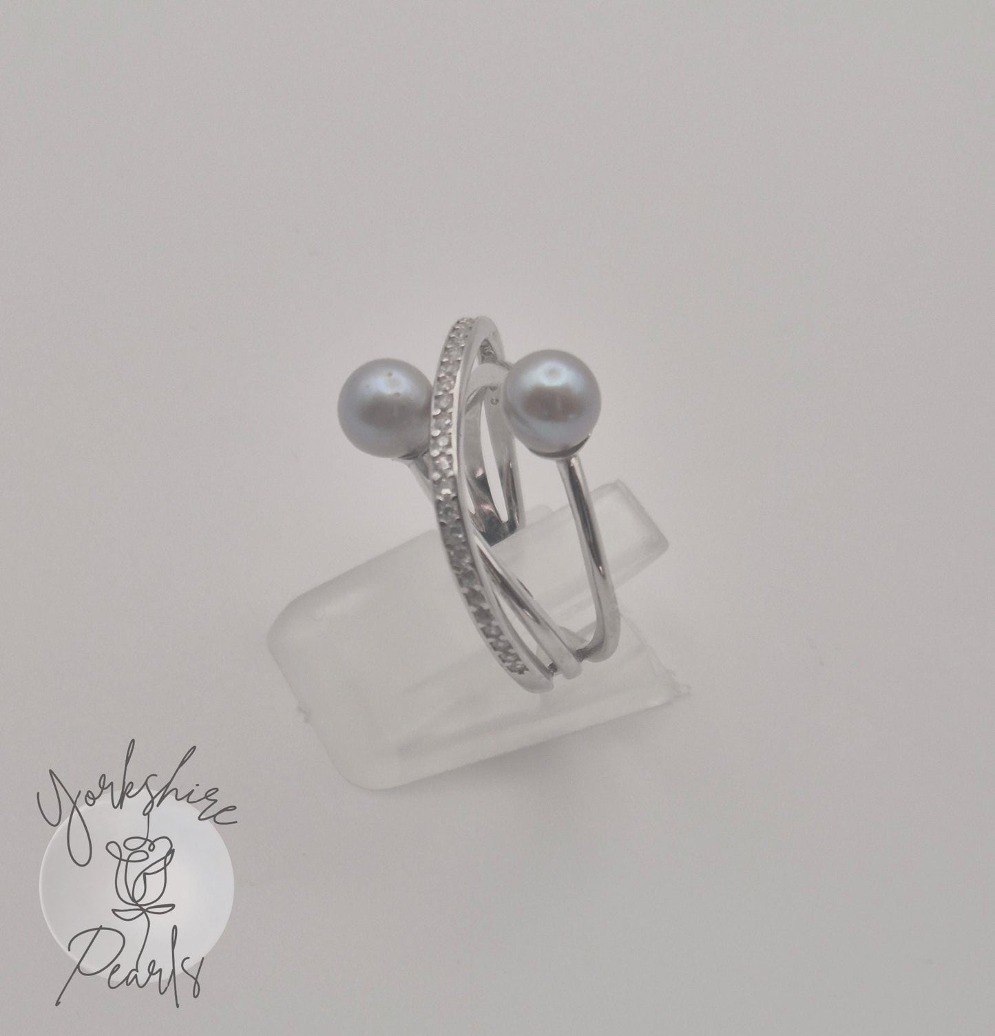 Rare Saltwater Madama Pearl Ring - Sterling Silver