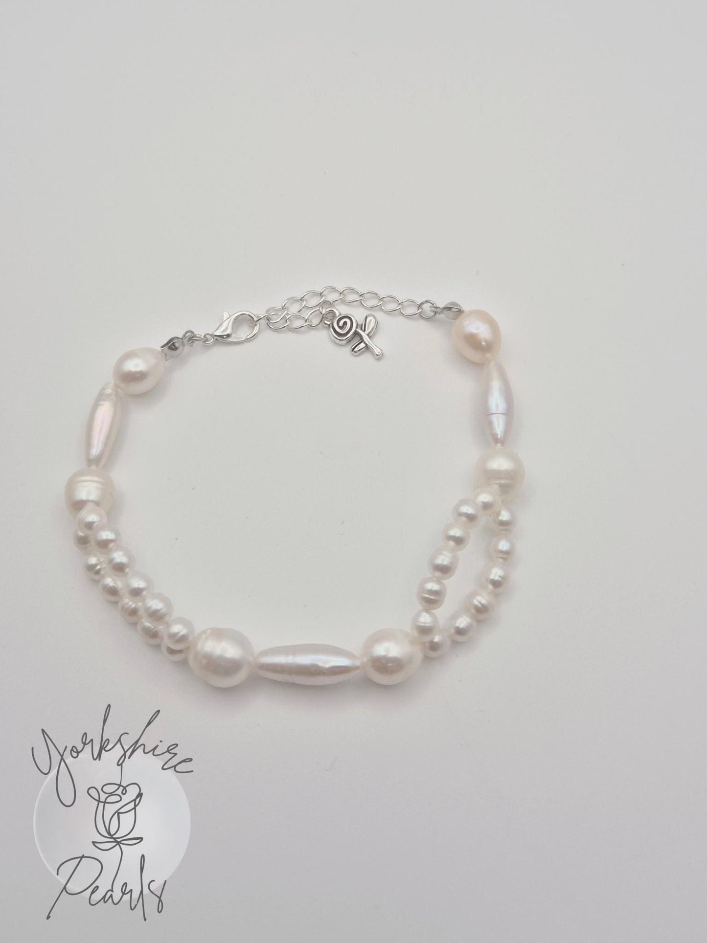 Mutiple Pearl Unique Design Full String Bracelet