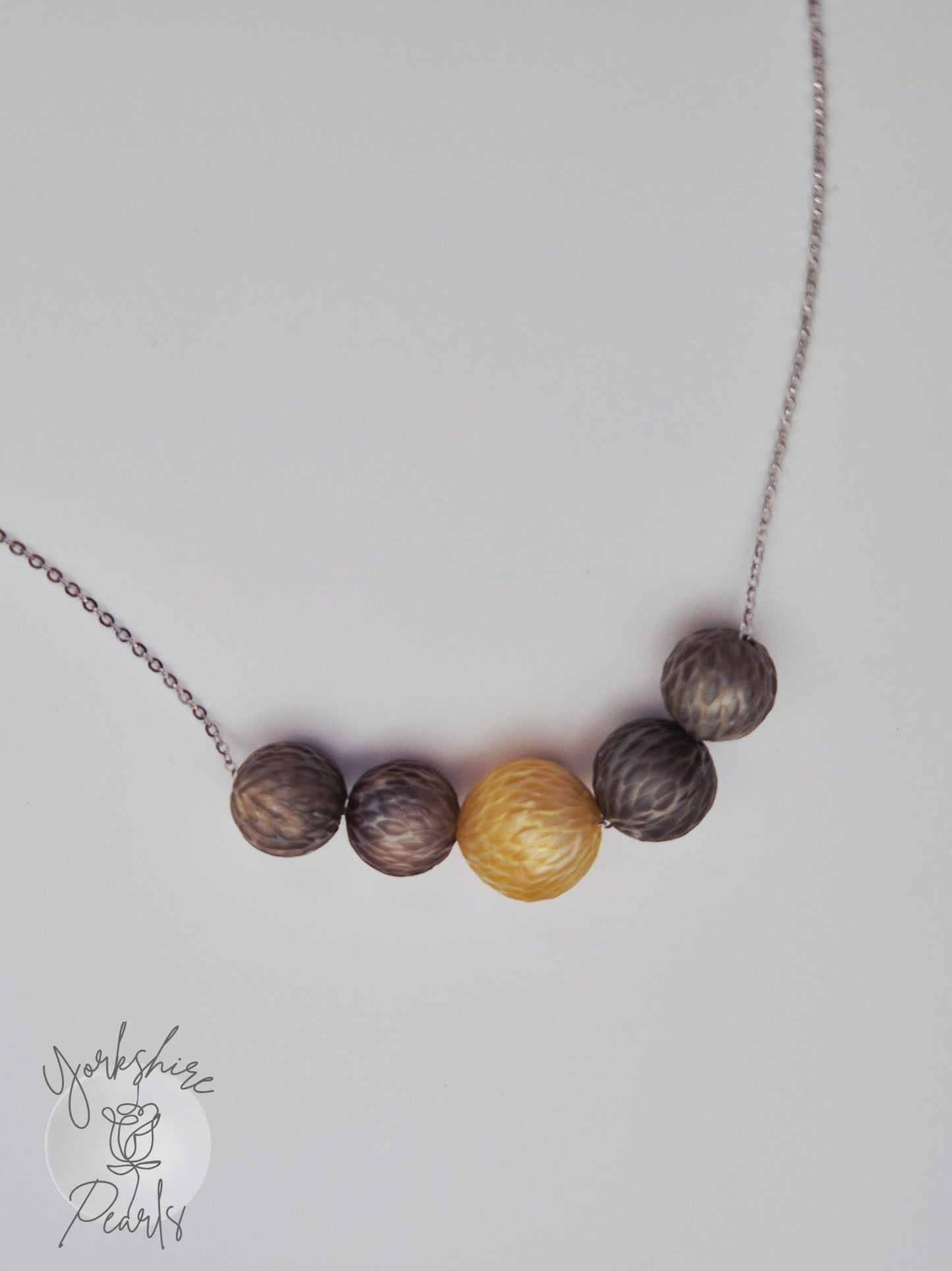 Black Tahitian & South Sea Golden LuLu Necklace in Sterling Silver
