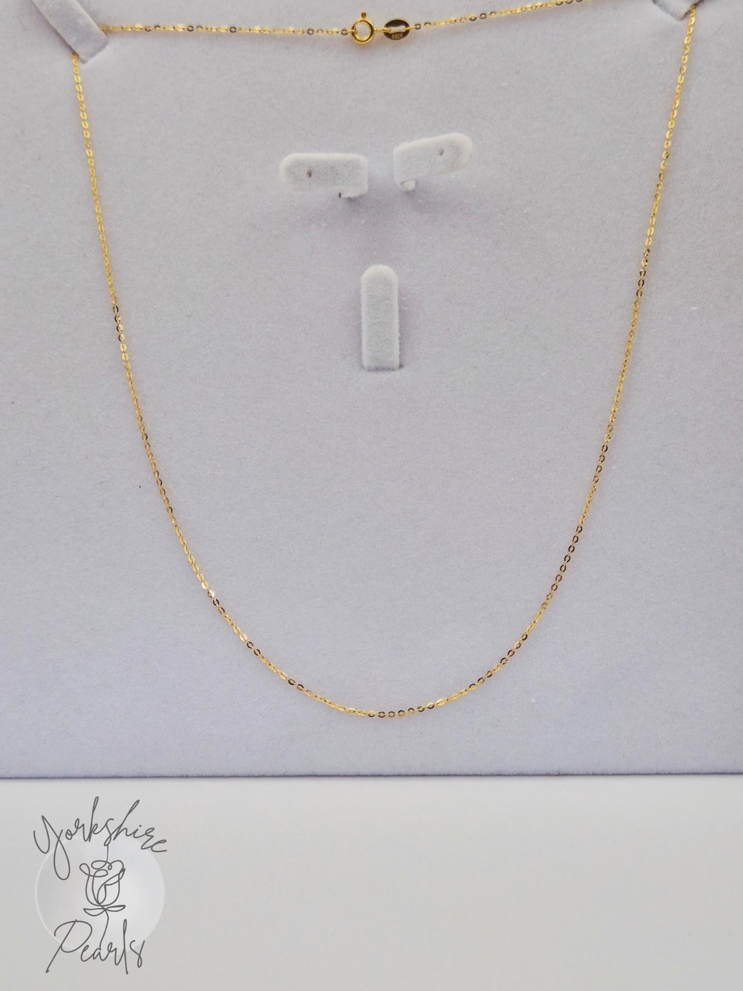 S925 Gold 18 inch Chain