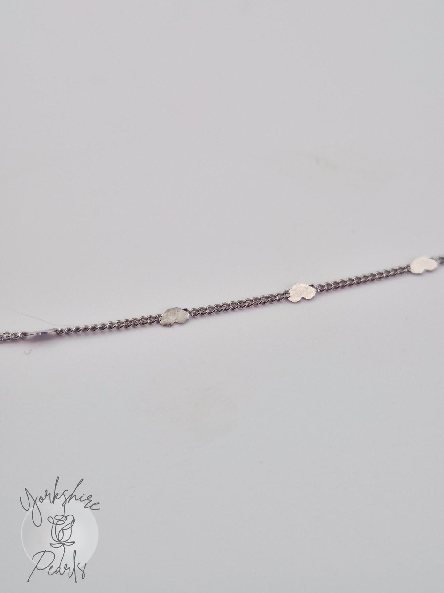 S925 18 Inch Heart Link Chain