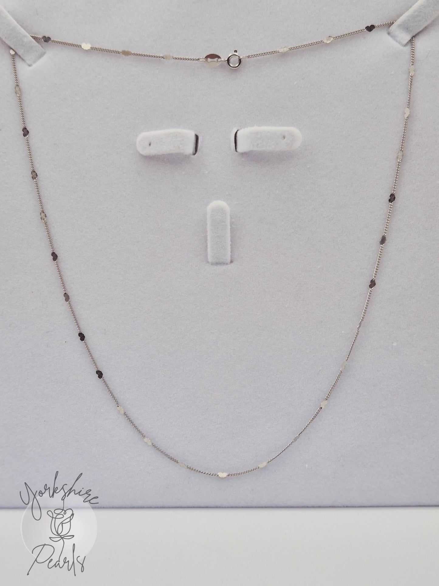 S925 18 Inch Heart Link Chain