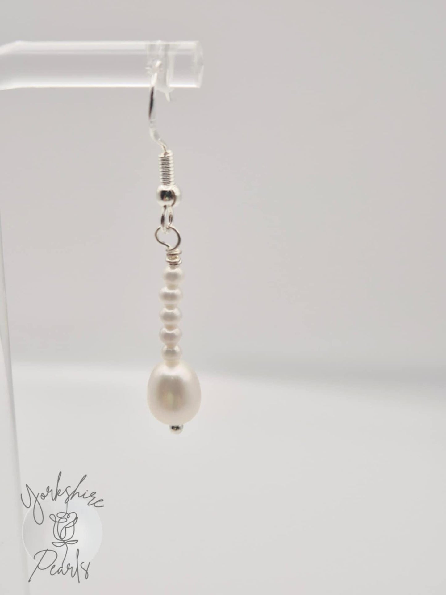 Multiple Pearl Drop Earrings